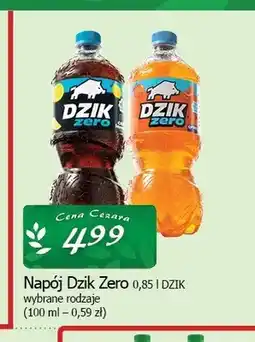 Cezar Delikatesy Napój Dzik Zero oferta