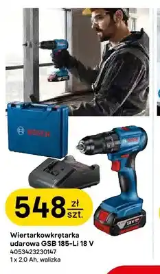 Castorama Wiertarkowkrętarka udarowa Gsb 185-Li Bosch oferta