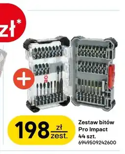 Castorama Zestaw bitów Pro Impact 44 szt. Bosch oferta