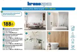 Castorama Ścienna płyta dekoracyjna Spc Statuario Bianco Kronospan oferta
