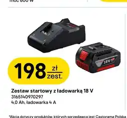 Castorama Zestaw startowy z ładowarką Bosch oferta