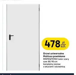 Castorama Drzwi uniwersalne Multiuso powlekane 80 cm Padilla Polska oferta