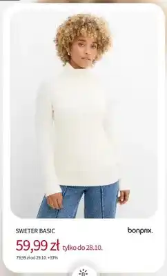 BonPrix Sweter Basic Bonprix oferta