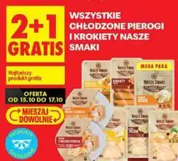 Biedronka Wszystkie chłodzone pierogi i krokiety Nasze Smaki oferta