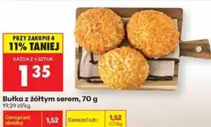Biedronka Bułka z żółtym serem oferta