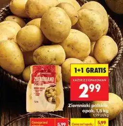 Biedronka Ziemniaki polskie, opak oferta