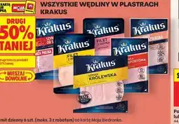 Biedronka Wszystkie wędliny w plastrach Krakus oferta
