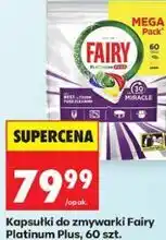 Biedronka Kapsułki do zmywarki Fairy Platinum Plus, 60 szt oferta