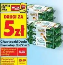 Biedronka Chusteczki Dada Everyday, 3x72 szt oferta