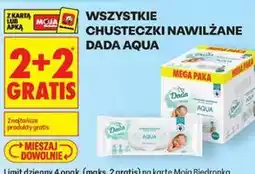 Biedronka Wszystkie chusteczki nawilżane Dada Aqua oferta