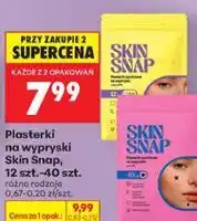 Biedronka Plasterki na wypryski Skin Snap, 12 szt.-40 szt oferta