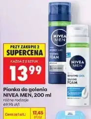 Biedronka Pianka do golenia NIVEA MEN oferta