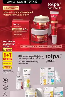 Biedronka Kosmetyki do pielęgnacji twarzy Tołpa Green oferta