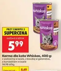Biedronka Karma dla kota Whiskas oferta