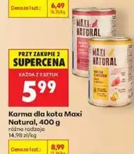 Biedronka Karma dla kota Maxi Natural oferta