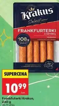 Biedronka Frankfurterki z szynki Krakus oferta