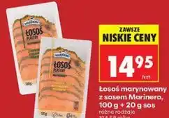 Biedronka Łosoś marynowany z sosem Marinero, 100 g + 20 g sos oferta