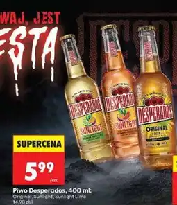 Biedronka Piwo Desperados Original, Sunlight, Sunlight Lime oferta