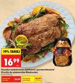 Biedronka Kaczka nadziewana jabłkami i pomarańczami Prosto do piekarnika Biedronka oferta