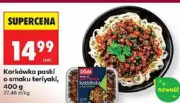 Biedronka Karkówka paski o smaku teriyaki Duda oferta