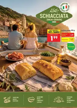 Biedronka Tradycyjne włoskie pieczywo Schiacciata oferta