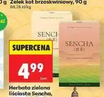 Biedronka Herbata zielona liściasta Sencha oferta
