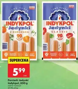 Biedronka Parówki Jedynki Indykpol oferta