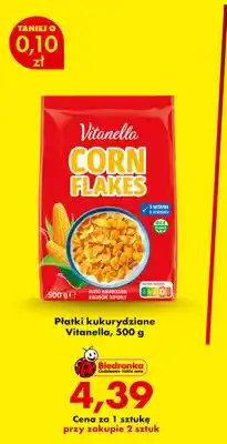 Biedronka Płatki kukurydziane Vitanella oferta