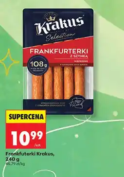 Biedronka Frankfurterki Krakus Selection z szynką wieprzowe oferta