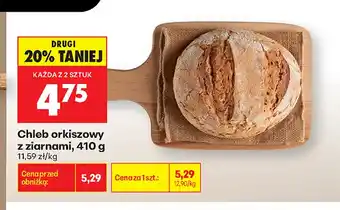 Biedronka Chleb orkiszowy z ziarnami oferta
