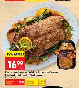 Biedronka Kaczka nadziewana jabłkami i pomarańczami Prosto do piekarnika Biedronka oferta