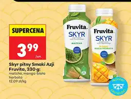 Biedronka Skyr pitny Smaki Azji mango-biała herbata Fruvita oferta