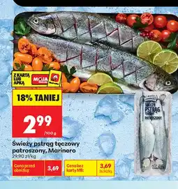 Biedronka Świeży pstrąg tęczowy patroszony Marinero oferta