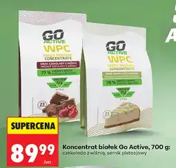Biedronka Koncentrat białek Go Active WPC czekolada z wiśnią oferta