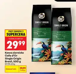 Biedronka Kawa ziarnista Cafe d'Or Single Origin Brasil Barista oferta