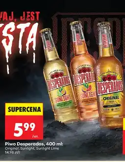 Biedronka Piwo Desperados Sunlight Lime oferta