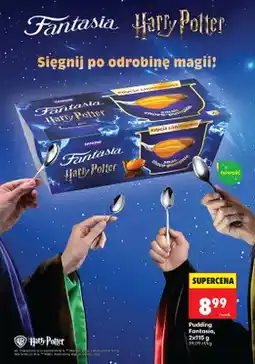 Biedronka Pudding Danone Fantasia Harry Potter smak choco-pumpkin Edycja Limitowana 2-pak oferta