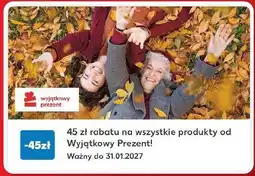 Kaufland 45 zł rabatu na wszystkie produkty od Wyjątkowy Prezent oferta