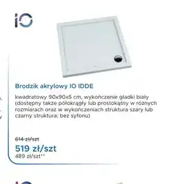 Blu Brodzik akrylowy IO IDDE kwadratowy 90x90x5 cm oferta