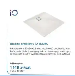 Blu Brodzik granitowy IO Tegra oferta