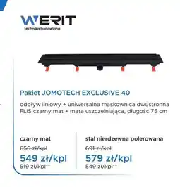 Blu Pakiet JOMOTECH EXCLUSIVE 40 stal nierdzewna polerowana oferta