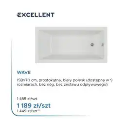 Blu Wanna prostokątna Excellent Wave oferta