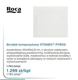 Blu Brodzik kompozytowy Roca STONEX PYROS oferta
