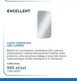 Blu Lustro łazienkowe LED Excellent Lumiro oferta