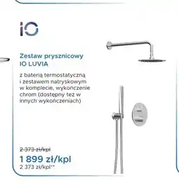 Blu Zestaw prysznicowy IO Luvia Chrom oferta