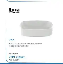 Blu Umywalka ceramiczna owalna Roca Ona oferta