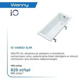 Blu Wanna akrylowa IO Vardo Slim oferta