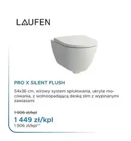 Blu Miska WC wisząca Laufen Pro X Silent Flush z deską oferta