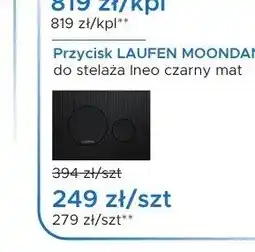 Blu Przycisk LAUFEN MOONDANCE czarny mat oferta