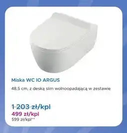 Blu Miska WC IO ARGUS 48,5 cm oferta